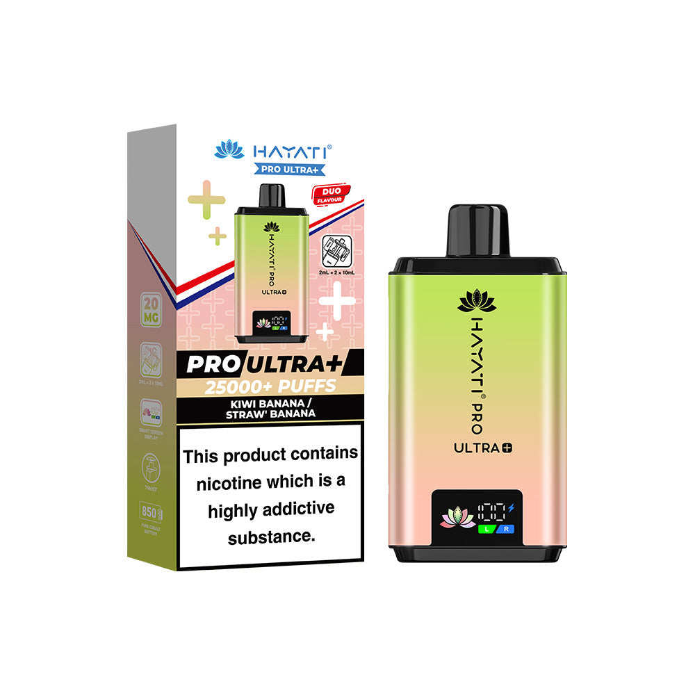 25k hayati vape flavours Hayati Pro Ultra Plus 25000 Prefilled Pod Kit