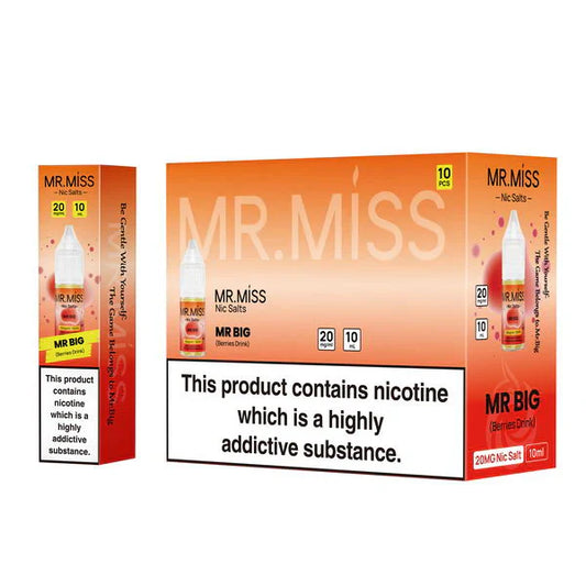 Mr.Miss Nic Salt E-Liquid 10ML 10MG