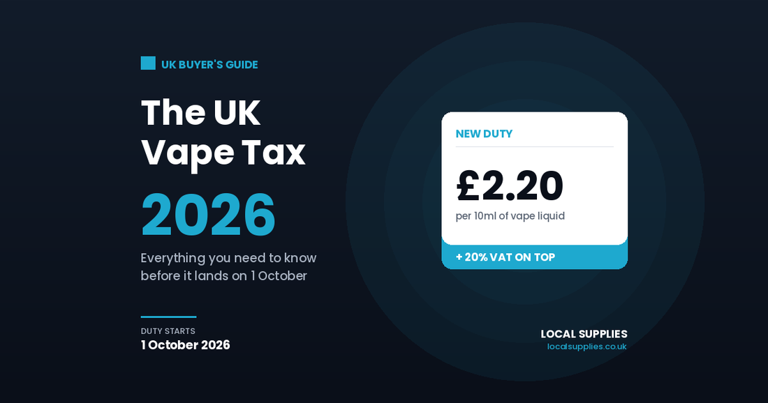 UK Vape Tax 2026: £2.20 Per 10ml Explained + Calculator
