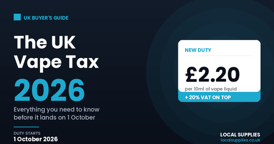 UK Vape Tax 2026: £2.20 Per 10ml Explained + Calculator