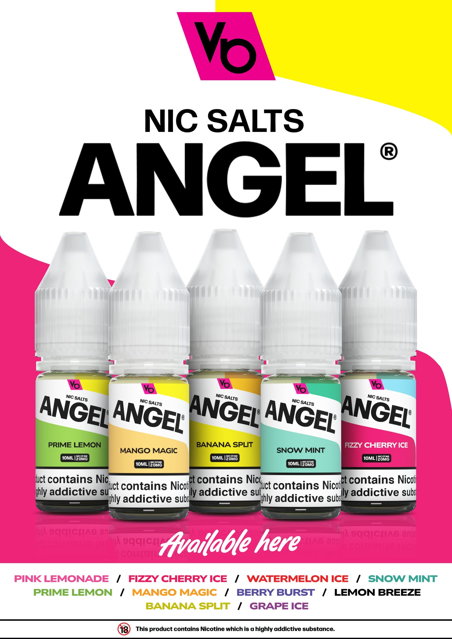 Angel Nic Salts - Local Supplies
