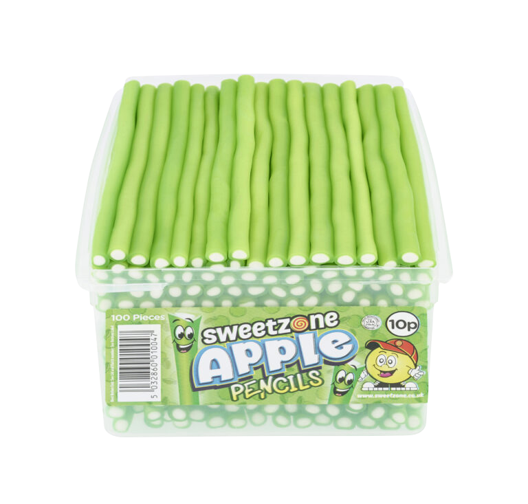 Sweetzone 10P Pencils Candies 100pcs