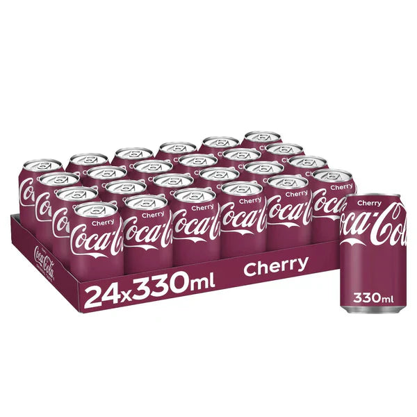Coca Cola Cherry 330ml Can (Pack of 24)