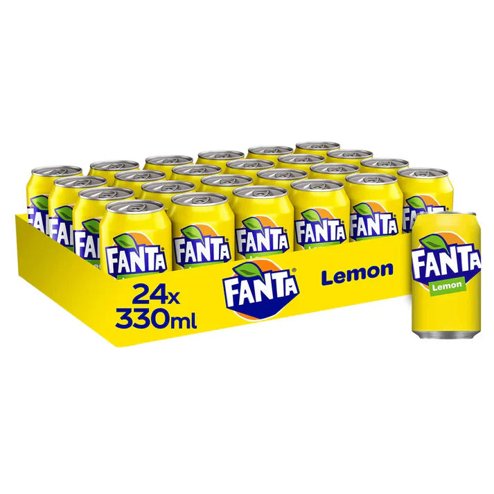 Fanta Lemon [24x330ml] Cans - NPM
