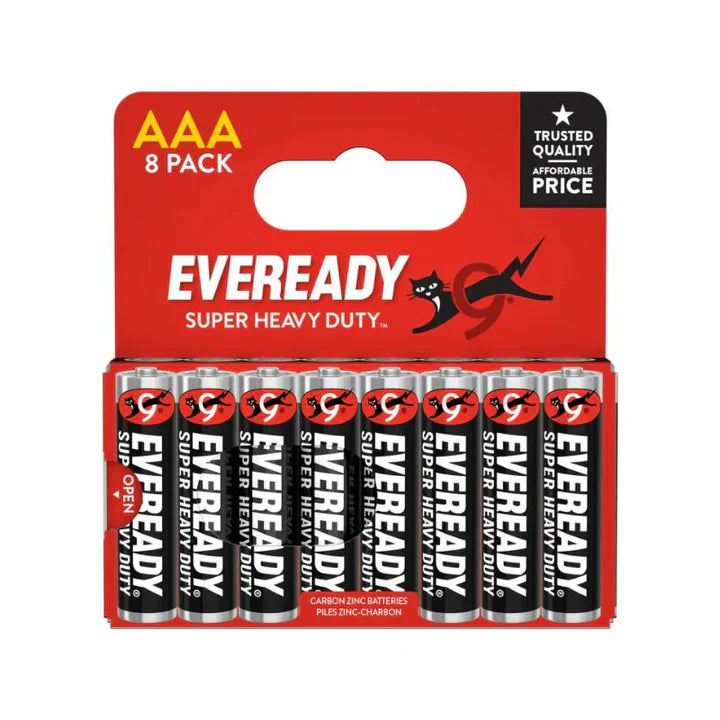 Eveready  Super Heavy Duty AAA 8 Pack