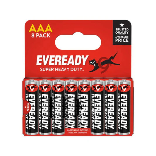 Eveready  Super Heavy Duty AAA 8 Pack