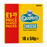 Quavers Cheese Potato Snacks [18X54G]