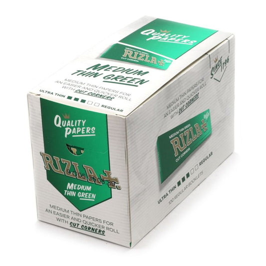 Rizla Regular Green Rolling Papers 100 packs