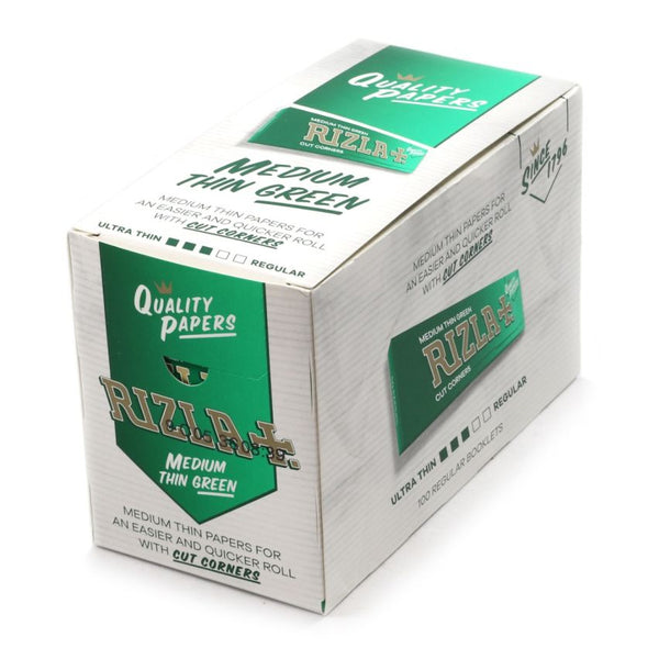 Rizla Regular Green Rolling Papers 100 packs