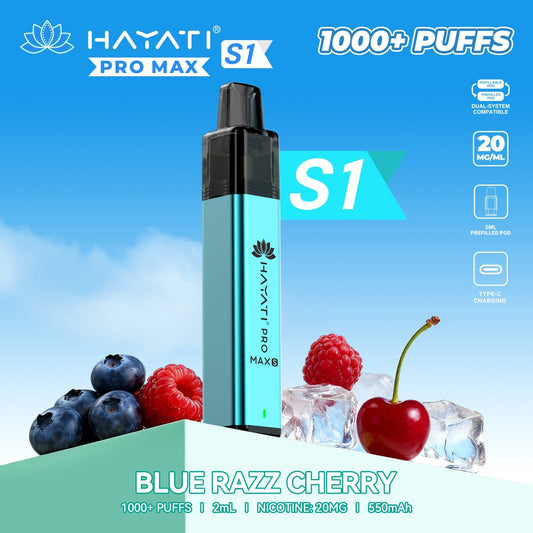 Hayati Pro Max S1 1000 Plus Prefilled Pod Kit