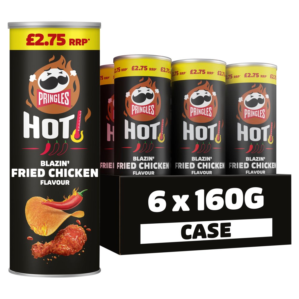 PRINGLES HOT 6X160G