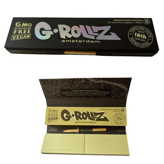 G.ROLLZ - Medicago Sativa VALUE PACK - K/S Xtra Thin + Tips - [24Pack]