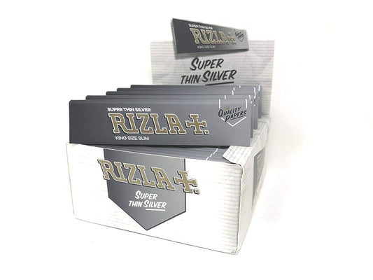 Rizla Silver Slim Rolling Paper King Size - Pack of 50