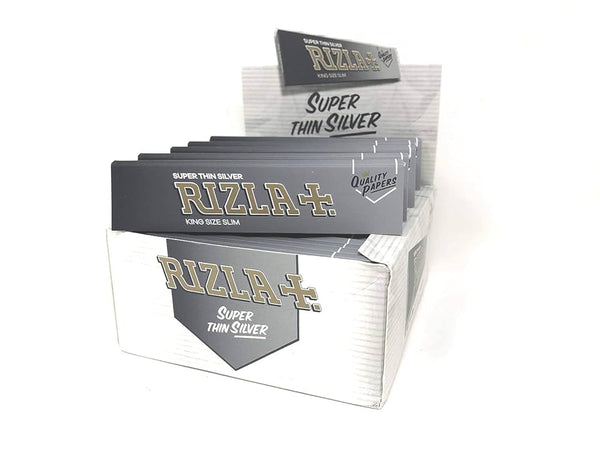 Rizla Silver Slim Rolling Paper King Size - Pack of 50
