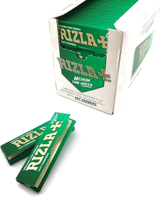 Rizla Regular Green Rolling Papers 100 packs