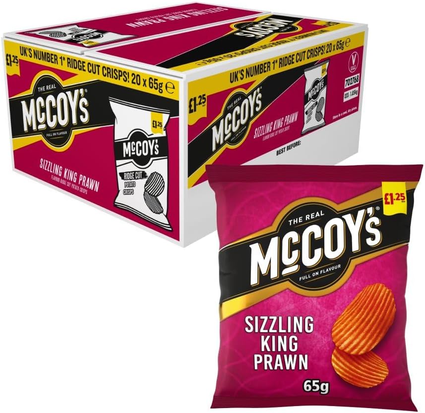 MCCOYS KING PRAWN PM£1.35 [20X65G]