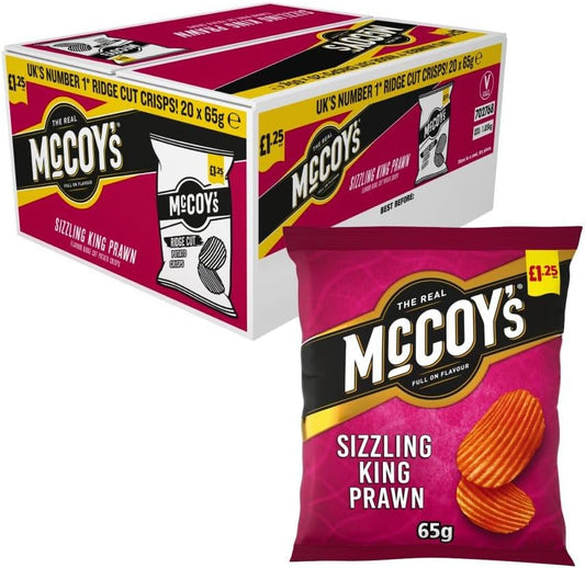 MCCOYS KING PRAWN PM£1.35 [20X65G]