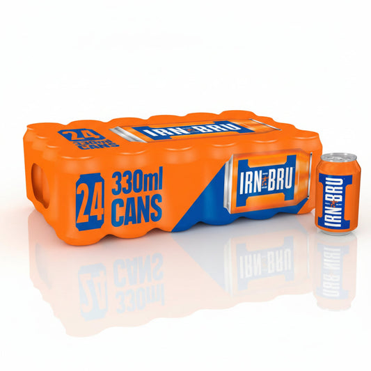 IRN-BRU Fizzy Drink Cans, [24X330ml]