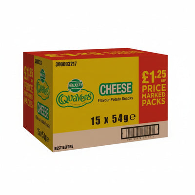 Quavers Cheese Potato Snacks [15X54G]