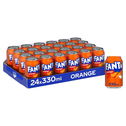 Fanta Orange [24x330ml] Cans - NPM