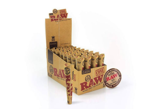 RAW Classic King Size 3 Pack Cones - 32 Pack per box
