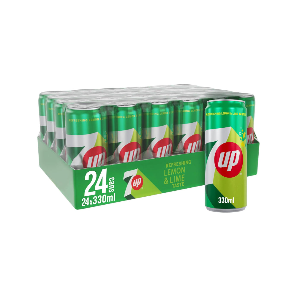 7-up Regular Lemon & Lime Cans GB 330ML [24 pcs]