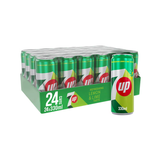 7-up Regular Lemon & Lime Cans GB 330ML [24 pcs]
