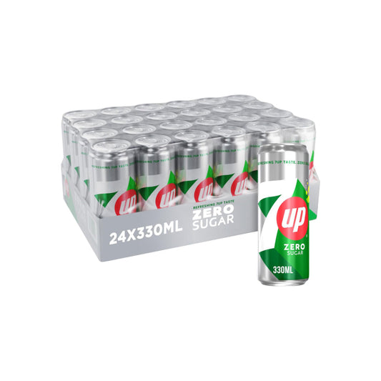 7-up Lemon & Lime Zero Cans 330ML[24 pcs]