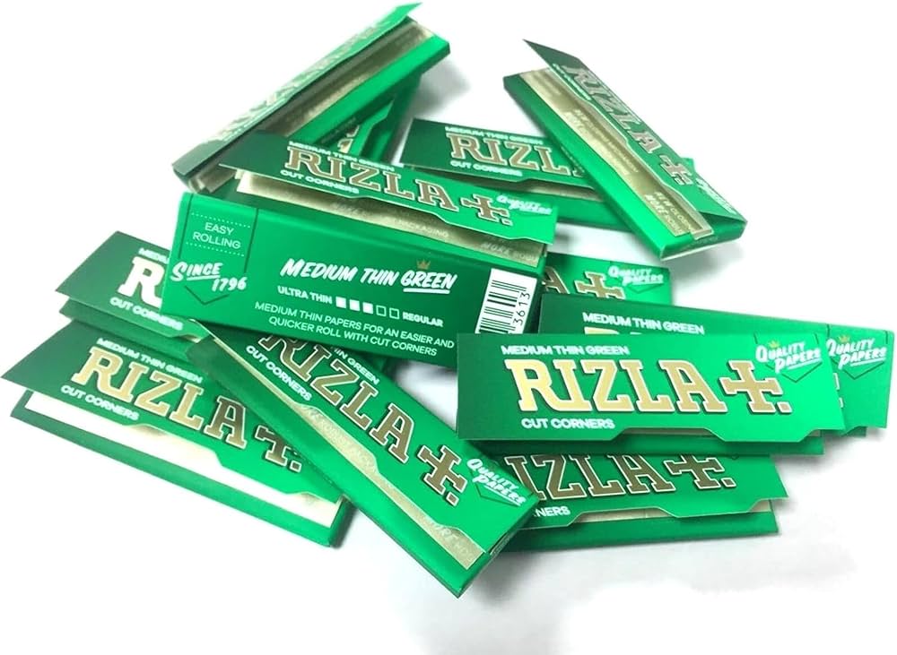 Rizla King Size Green Rolling Paper Full Box of 50 Booklets
