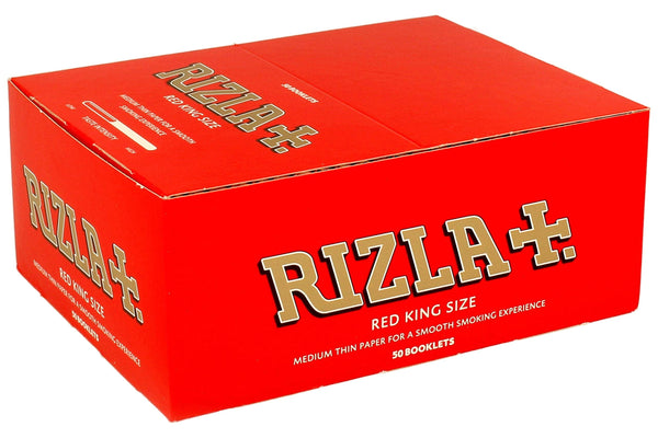 Rizla Thin Red King Size Slim Papers 50 Booklets