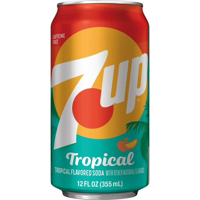 7UP Tropical Soda 12floz Can 355ml
