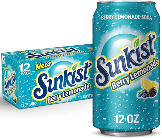 Sunkist Drinks 12oz can 355ML - 12 Pack
