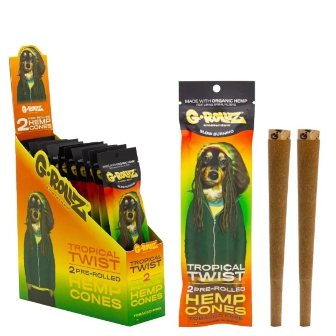 G.ROLLZ - Pre-Rolled Hemp Cones [12 x2]