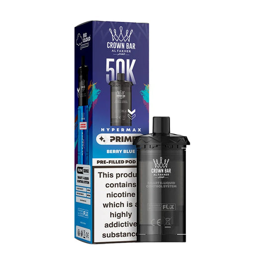 Al Fakher 50K Berry Blue Hypermax Prime Prefilled Pod
