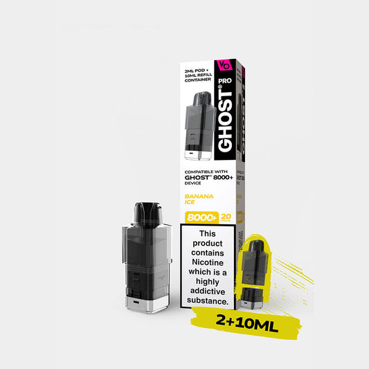 Vapes Bars Ghost Pro 8000 Plus Prefilled Pods