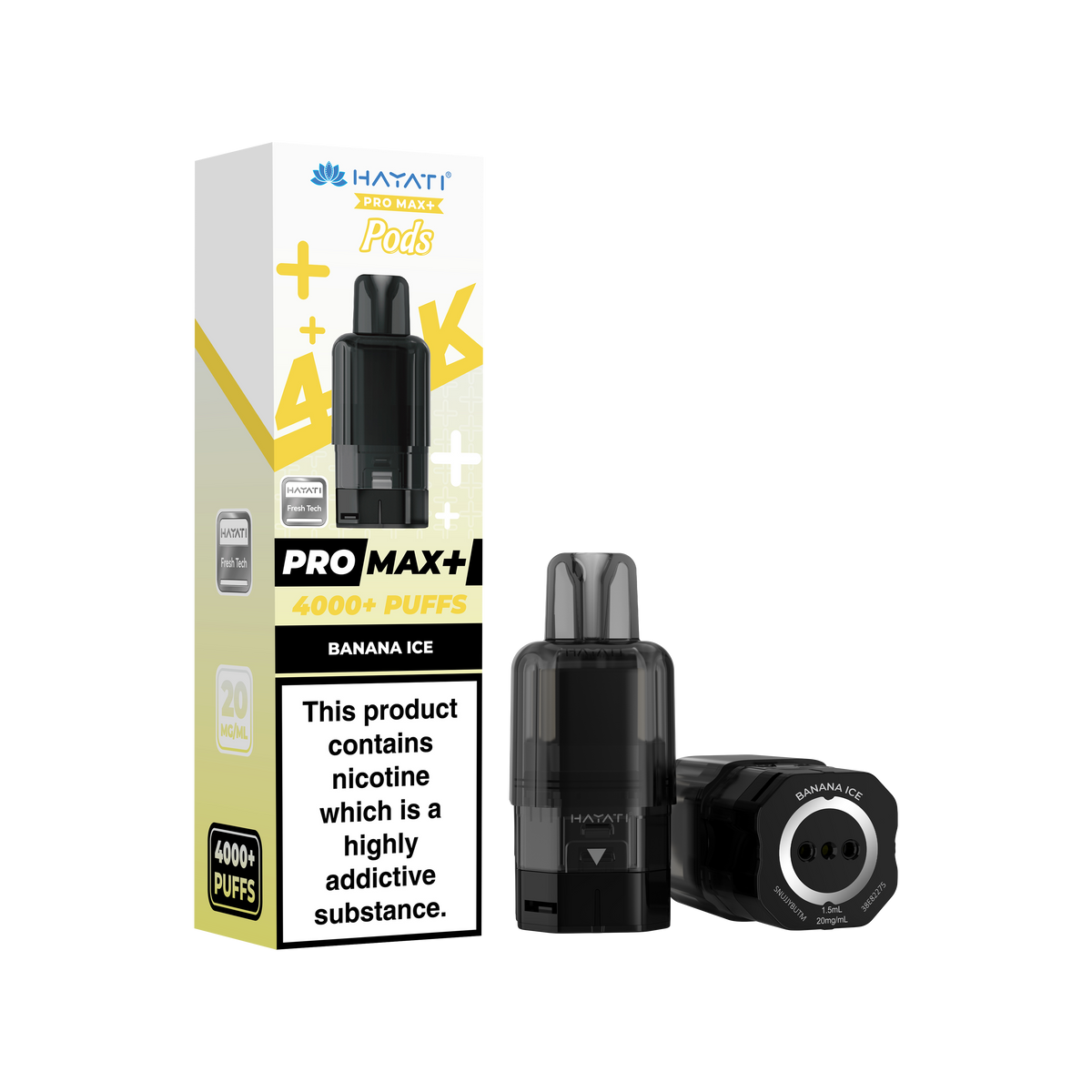Hayati Pro Max+ 4K Prefilled Pods - 20mg