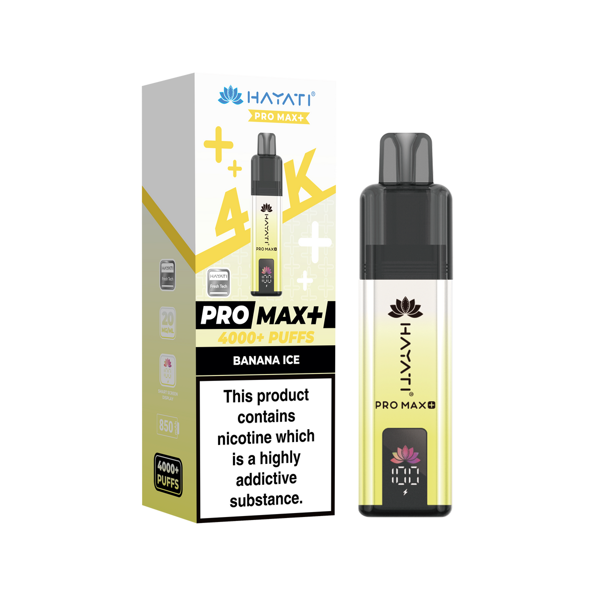 Hayati Pro Max+ 4K Prefilled Pod Kit - 20mg