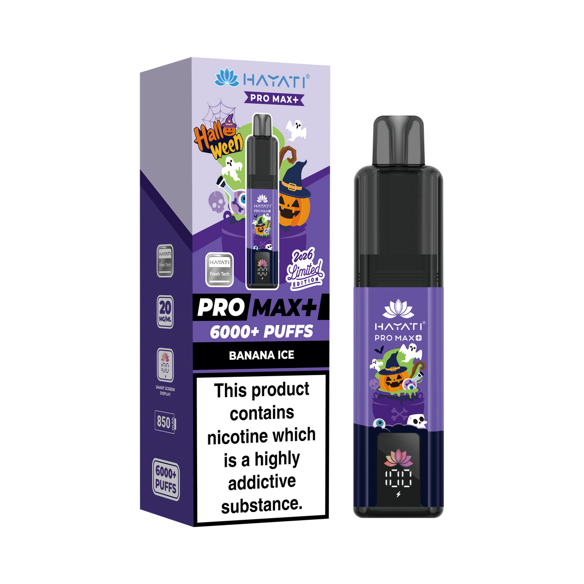 Hayati Pro Max+ 6000+ Vape Kit (20mg) - Halloween Edition