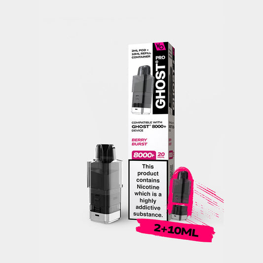 Vapes Bars Ghost Pro 8000 Plus Prefilled Pods