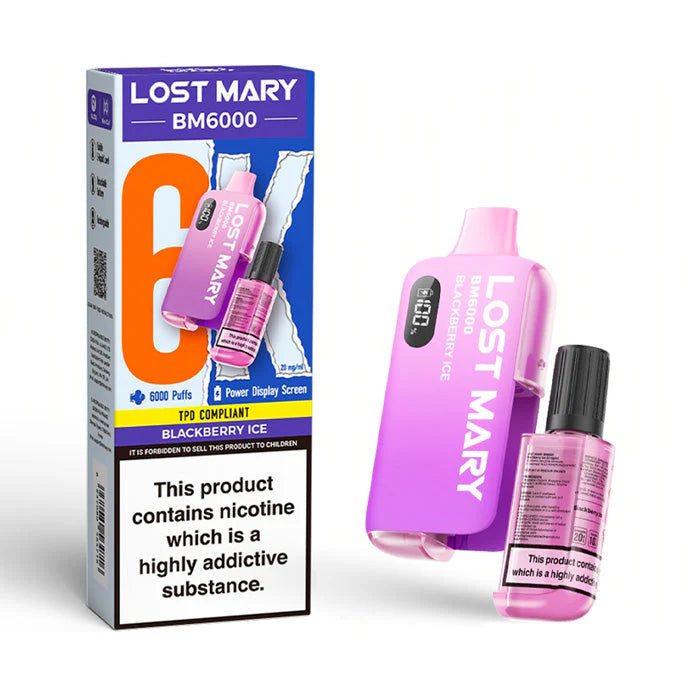 Lost Mary BM6000 Blackberry Ice Prefilled Pod Kit