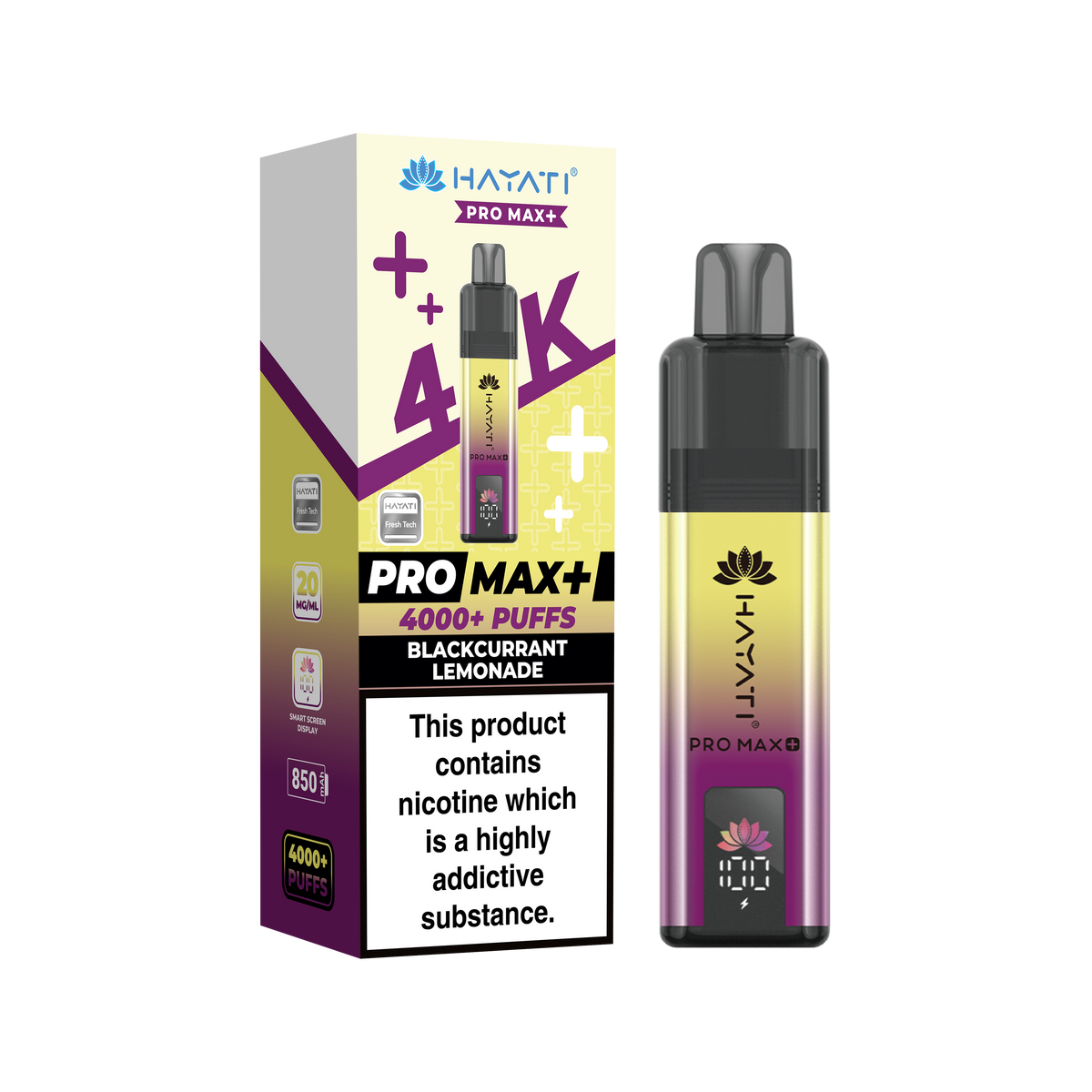 Hayati Pro Max+ 4K Prefilled Pod Kit - 20mg