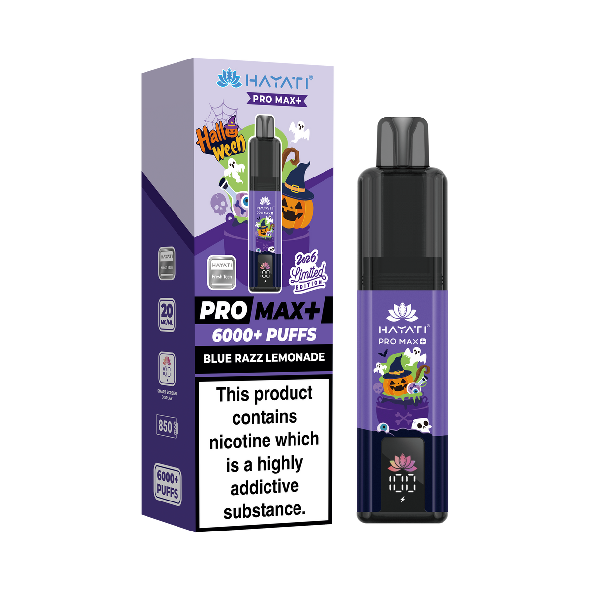Hayati Pro Max+ 6000+ Vape Kit (20mg) - Halloween Edition
