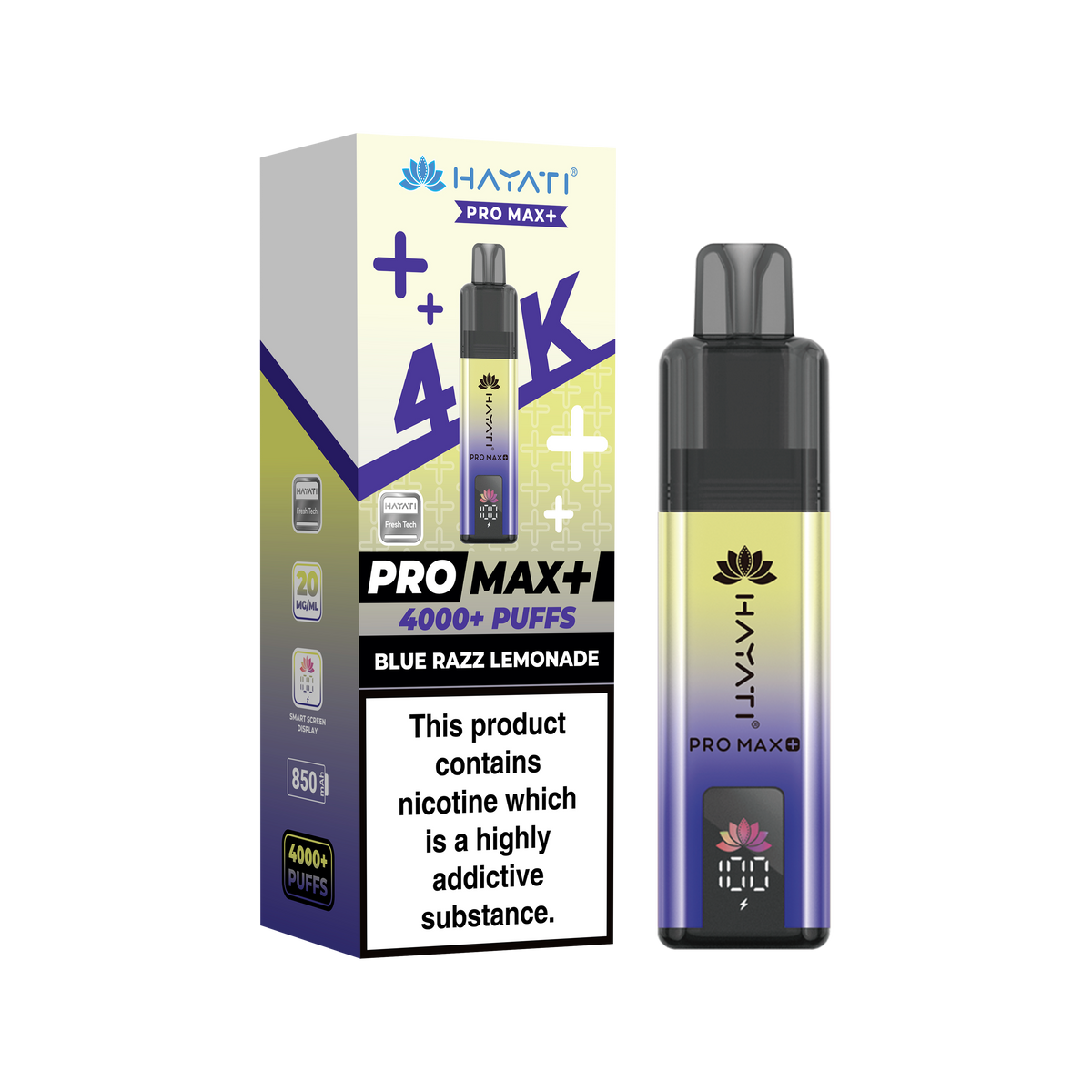 Hayati Pro Max+ 4K Prefilled Pod Kit - 20mg