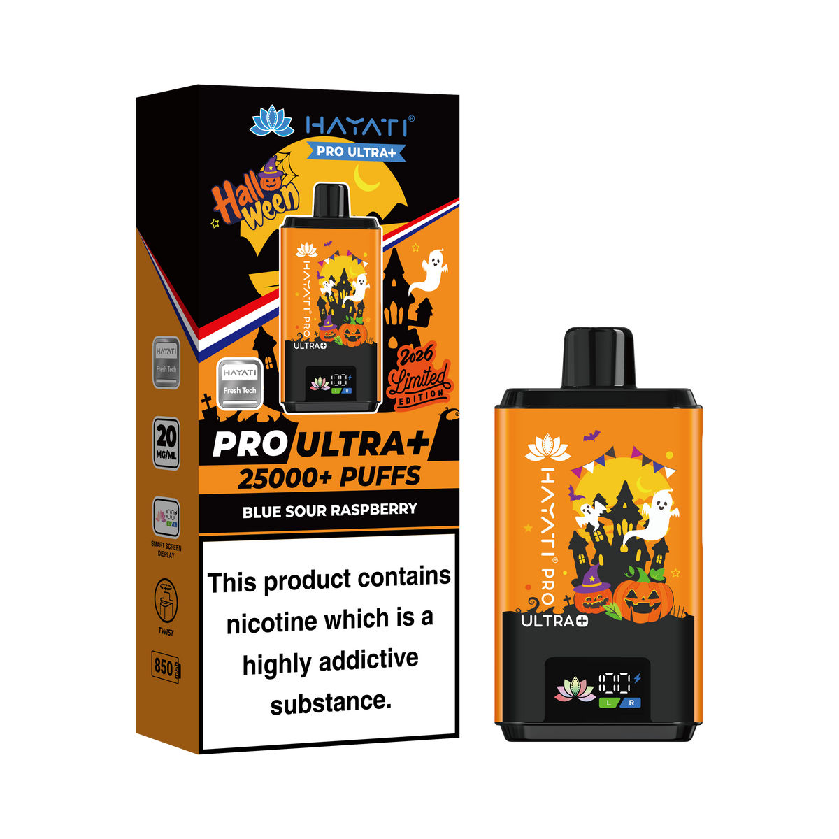 Hayati Pro Ultra 25K Vape Kit - Halloween Edition (20mg)