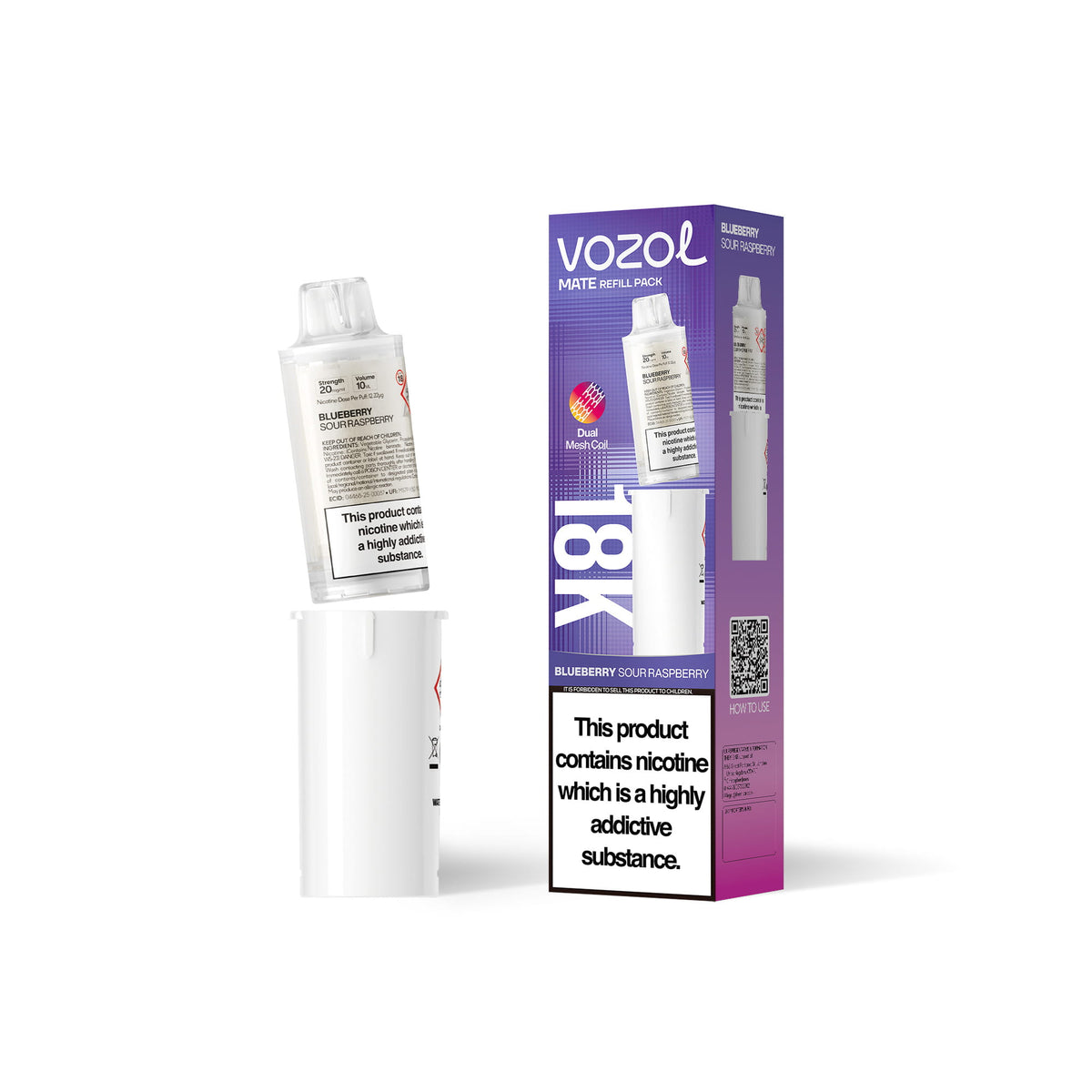 VOZOL MATE 18K Prefilled Pods