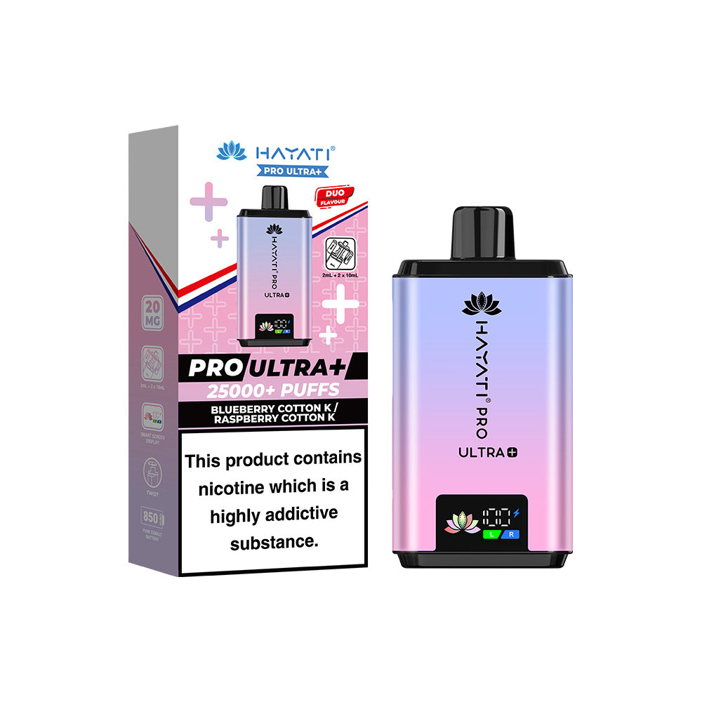 Hayati Pro Ultra Plus 25000 Prefilled Pod Kit | Dual Flavours