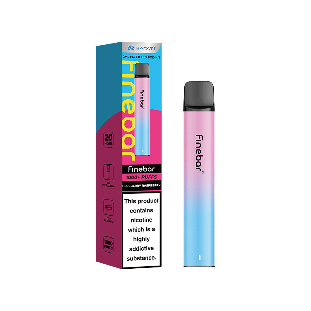 Hayati Finebar 1000 Plus Prefilled Pod Kit 20MG