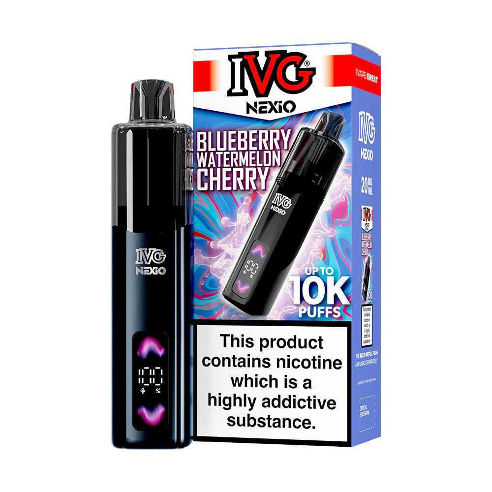 IVG Nexio Blueberry Watermelon Cherry Vape Kit