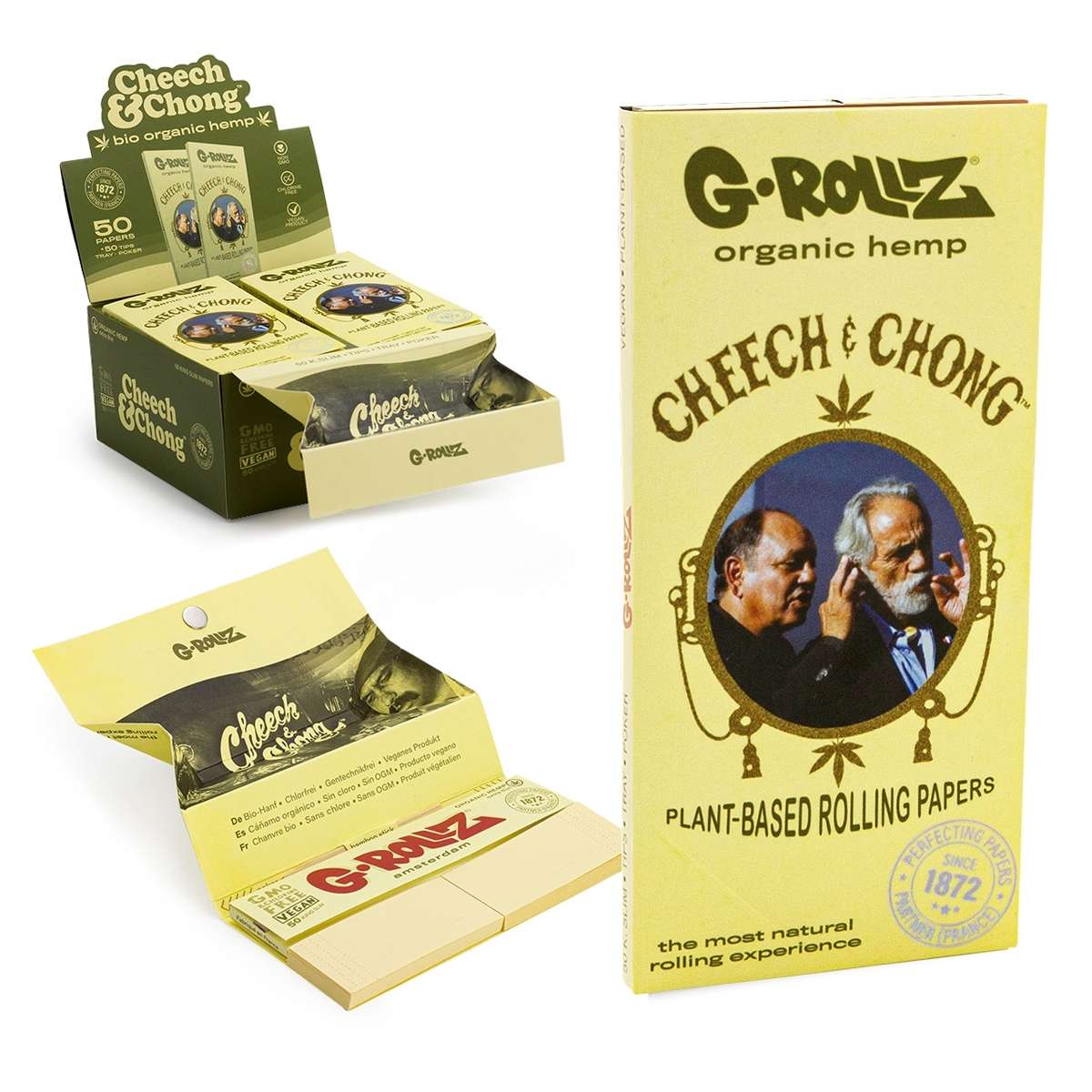 G.ROLLZ - CHEECH & CHONG - K/S Papers + Tips [24x50]