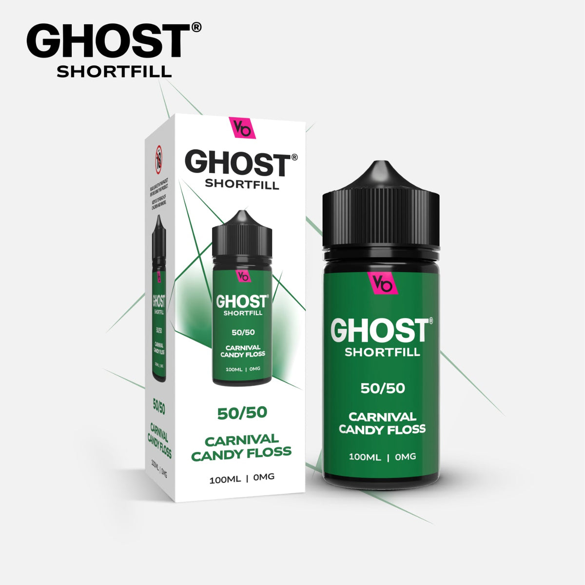 Vapes Bars Ghost Nic Salt 100ml Shortfill